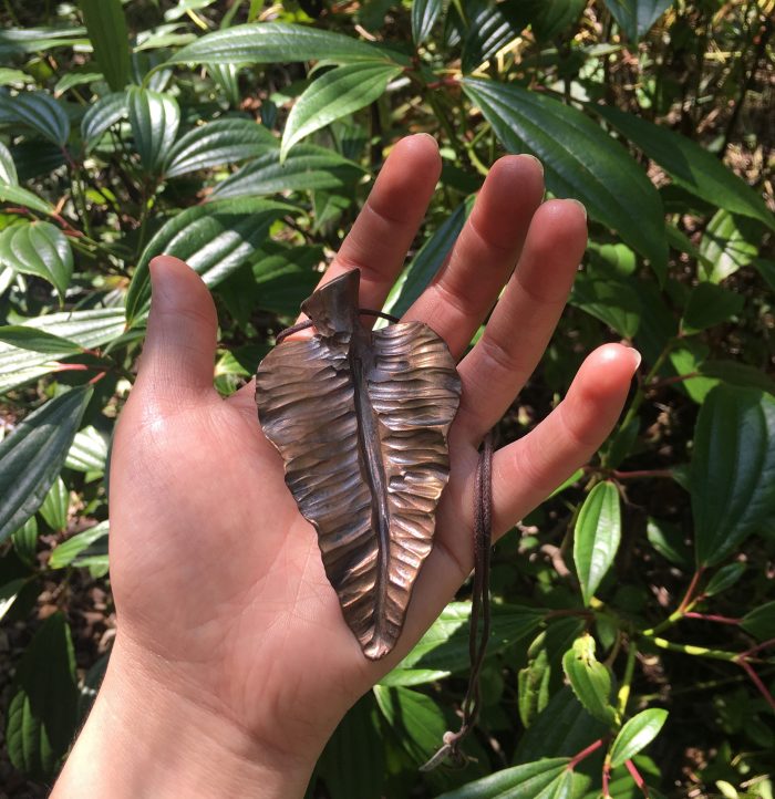 big bronze leaf gift