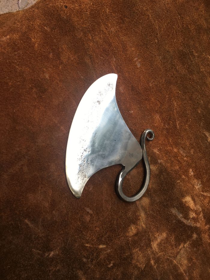 herb cutter blade knife hand forged