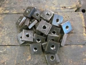 metal square nuts and bolts