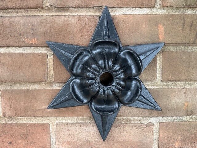 11" Rose and Star Pattress Plate